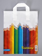 Пакет «Карандаши», полиэтиленовый с петлевой ручкой, 28×34 см, 60 мкм, МИКС 5221762