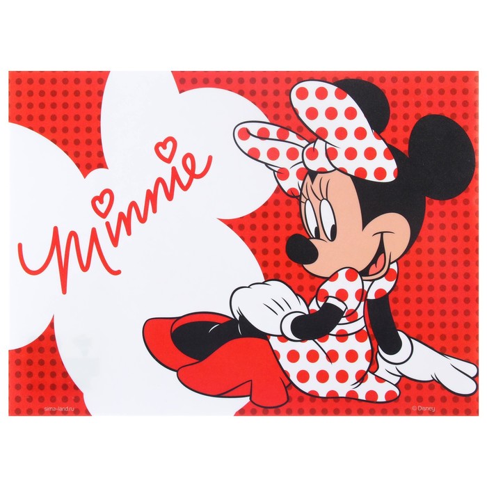 Коврик для лепки, формат A4 "Minnie", Минни Маус - Фото 1