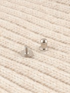 Бирка с кнопкой Hand made, 8×1.5 см, 10 шт., белая, чёрная - Фото 6