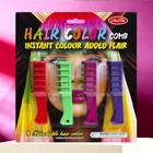 Мелки для волос с насадкой, набор 4 цвета - Фото 4