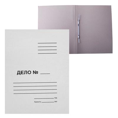 Скоросшиватель Calligrata «Дело», 250 г/м², белый, немелованный, до 200 л