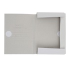 Папка д/бумаг А4, на завязках, Calligrata, 250 г/м², до 200 л, белая, картон немелованный - Фото 7