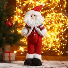 Мягкая игрушка "Дед Мороз-пузатик" 12х40 см, красный - Фото 1