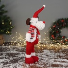 Игрушка мягкая «Олень-пузатик» стоит, 12×40 см, красный - Фото 2