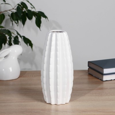 Ваза для цветов «Кактус», 6.5×11×25 см, керамика, МИКС