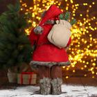 Дед Мороз "В красной шубке с веточками" 45 см - Фото 3