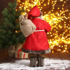 Дед Мороз "В красной шубке с мишкой" 45 см - Фото 3