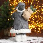 Дед Мороз под ёлку «Зимнее волшебство. Новогодняя игрушка в тулупе», 45 см - Фото 3