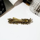 Заколка - автомат для волос «Ажурные веточки», 2.3×8.5 см, золото - Фото 2