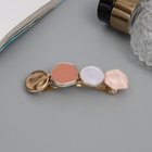 Заколка - автомат для волос «Гроссо», 1.7×7 см, бежевая - Фото 2