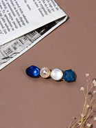 Заколка - автомат для волос «Гроссо», бусинка, 1.7×7 см - фото 58087667