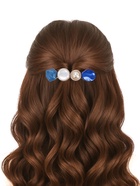 Заколка - автомат для волос «Гроссо», бусинка, 1.7×7 см - фото 58087670