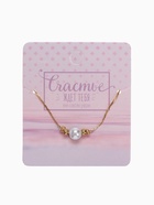 Кулон на цепочке «Жемчужина», белый в золоте, 39 см 4964342