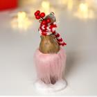 Сувенир полистоун "Олешка в полосатом шарфе и пуховой юбке" МИКС 14х5х5 см - фото 21107675