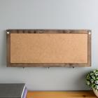 Настенные крючки декоративные дерево «Шахматка. Welcome», панно, 16.5×37×3.3 см 5053093