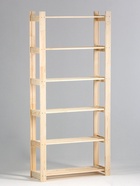Стеллаж деревянный, 6 полок, 170×84×28 см, хвоя, усиленный, напольный - Фото 3