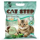 Наполнитель для кошачьих туалетов Cat Step Tofu Green Tea 12L, растительный комкующийся - Фото 2