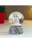 Снежный шар новогодний стеклянный «Совёнок в бежевом колпаке», d=4.5 см, 6×4.5×4.5 см - Фото 5