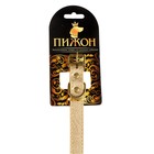 ошейник МАДЖЕСТИК кожзам (кремовый) с медальоном Я КРАСОТКА 2,0*47 см - Фото 2