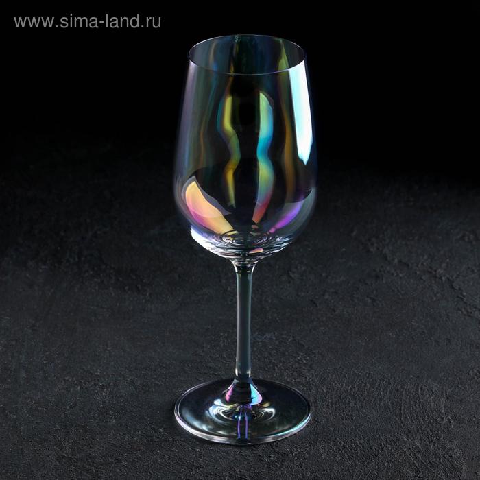 Бокал для вина «Родос», 350 мл, 8×20 см, цвет перламутровый - Фото 1