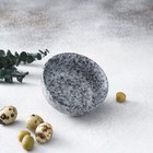 Соусник фарфоровый Magistro «Гранит», d=11,5 см - Фото 3