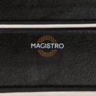 Блюдо фарфоровое для подачи Magistro Pietra lunare, 30×10 см, цвет чёрный - фото 4311306