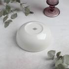 Салатник фарфоровый Magistro «Сиам», 750 мл, d=15,5 см, цвет серый - Фото 3