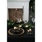 Блюдо для подачи Magistro Pietra lunare, 26.5×15×2 см, фарфор, чёрное - Фото 7