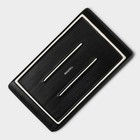 Блюдо для подачи Magistro Pietra lunare, 26.5×15×2 см, фарфор, чёрное - Фото 4