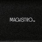 Блюдо фарфоровое для подачи Magistro Pietra lunare, 26,5×15×2 см, цвет чёрный - Фото 5