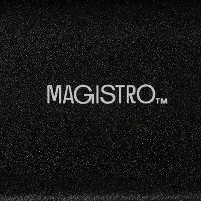 Блюдо для подачи Magistro Pietra lunare, 26.5×15×2 см, фарфор, чёрное