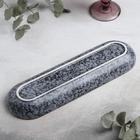 Блюдо фарфоровое для подачи Magistro «Гранит», 33×10 см - Фото 3