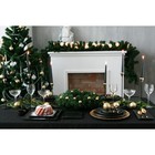 Блюдо для подачи Magistro «Pietra lunare», 33.5×24×1.5 см, фарфор, чёрное - Фото 7