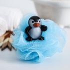 Игрушка-мочалка для купания, детская «Пингвин» - фото 319984821