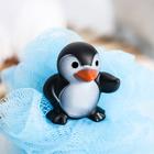 Игрушка-мочалка для купания, детская «Пингвин» - фото 7341897