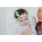 Набор повязок на голову для мамы и дочки «Экзотические листья», 2 шт., МИКС - фото 6321892