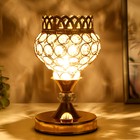 Светильник с выключателем RISALUX 16018/1 G4, 20 Вт, золотистый, 11.5×11.5×19.5 см  (артикул 5084554)  большой выбор товаров оптом и в розницу по низким ценам с доставкой