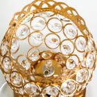 Светильник с выключателем RISALUX 16018/1 G4, 20 Вт, золотистый, 11.5×11.5×19.5 см  (артикул 5084554)  большой выбор товаров оптом и в розницу по низким ценам с доставкой