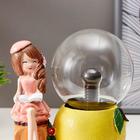 Плазменный шар "Девочка лимончик" 14х9х16 см RISALUX - Фото 4