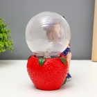 Плазменный шар «Девочка с клубничкой» 14×9×16 см RISALUX - Фото 3