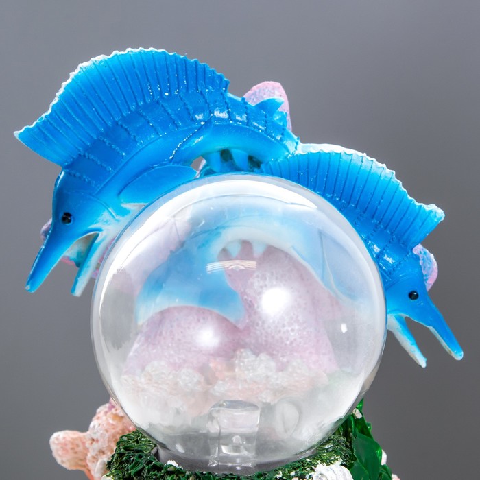 Плазменный шар "Рыбки" 17,5х14х19 см RISALUX - фото 1889479655