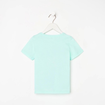 Футболка для девочки KAFTAN «Принцессы», бирюзовый, размер 34, рост 122-128 см