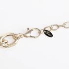 Колье «Цепь» полупрозрачные вставки, цвет золото, L=50 см - Фото 2