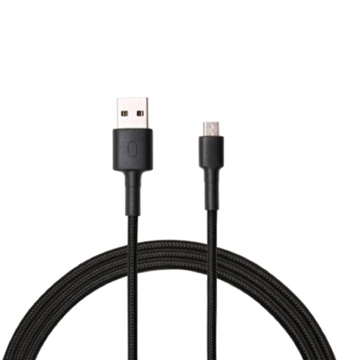 Кабель XIAOMI Mi Braided USB Type-C Cable, 1 м, черный (SJV4109GL) - фото 51450937