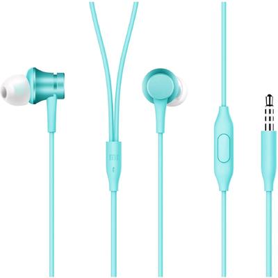 Наушники Xiaomi Piston Fresh Bloom HSEJ03JY, вакуумные,микрофон, 98дБ, 3.5мм,1.25м,голубые