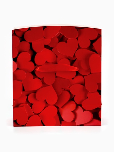 Пакет - коробка подарочная «Love», 23×18×11 см