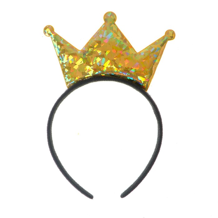 Карнавальный ободок «Корона», цвета МИКС - фото 1905680892