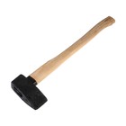 УЦЕНКА Колун литой ЛОМ, 3 кг, деревянное топорище БОЁК НЕ ЗАФИКСИРОВАН - Фото 1