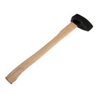 УЦЕНКА Колун литой ЛОМ, 3 кг, деревянное топорище БОЁК НЕ ЗАФИКСИРОВАН - Фото 3