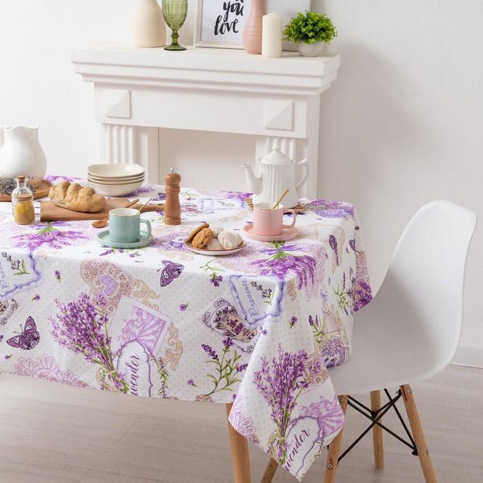 Скатерть Этель «Лавандовое настроение» 150х280 см - Фото 1